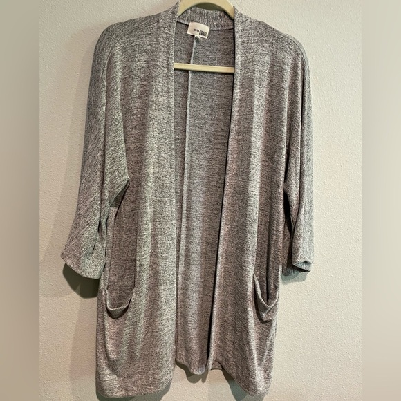 Wilfred Free Women’s Longline Open cardigan in Gray. Large pockets Size M - Picture 1 of 3